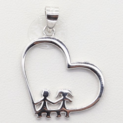 Stříbrný přívěs