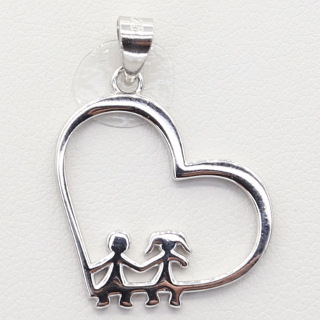 Stříbrný přívěs