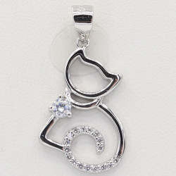 Stříbrný přívěs