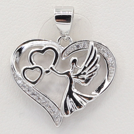 Stříbrný přívěs